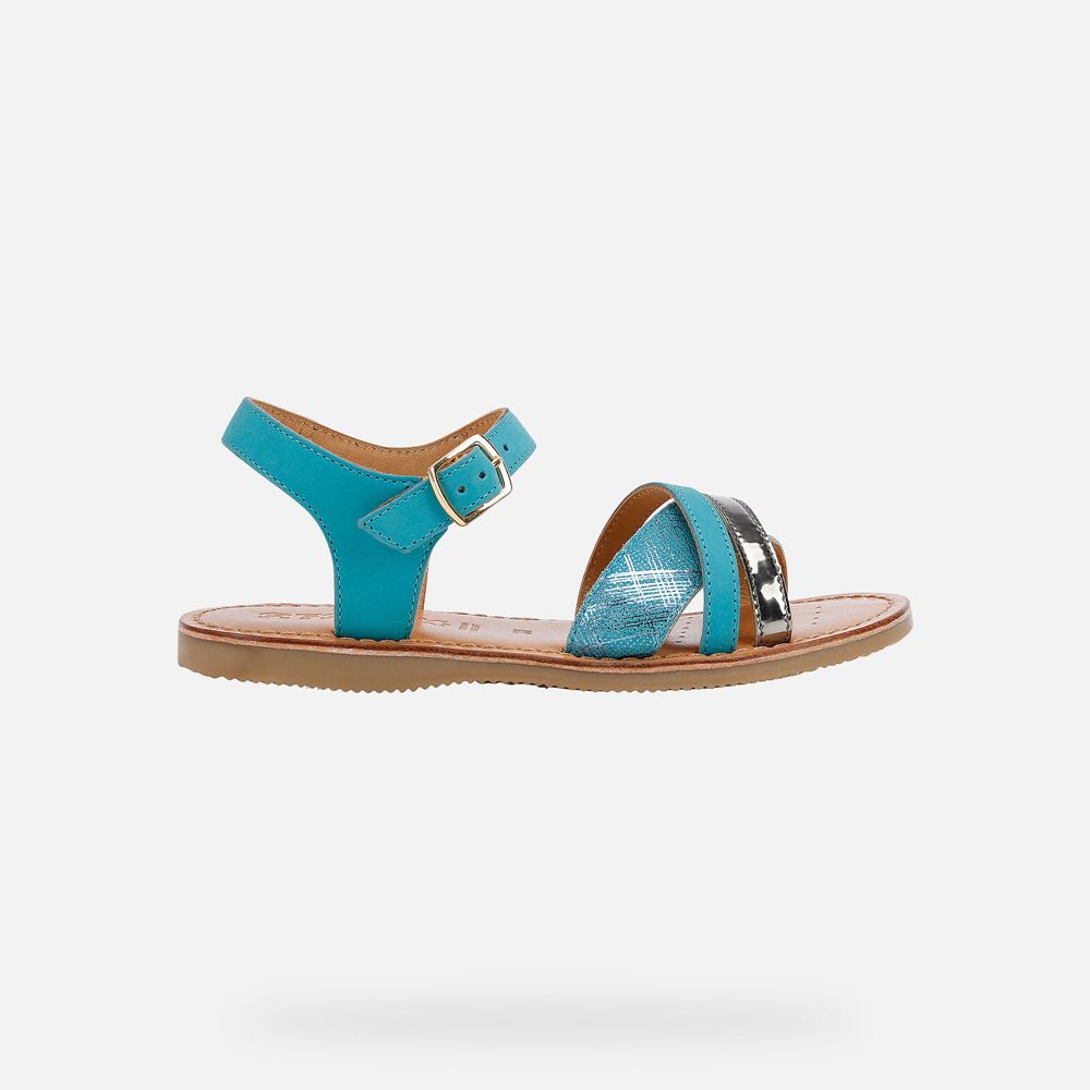 Sandalias Geox Menina Turquesa - Eolie - JQCPD5791